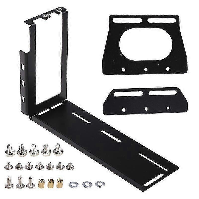 DIY Metal Graphics Cards Vertical Bracket Riser PCI Express Stent Stand Holder for PC Case