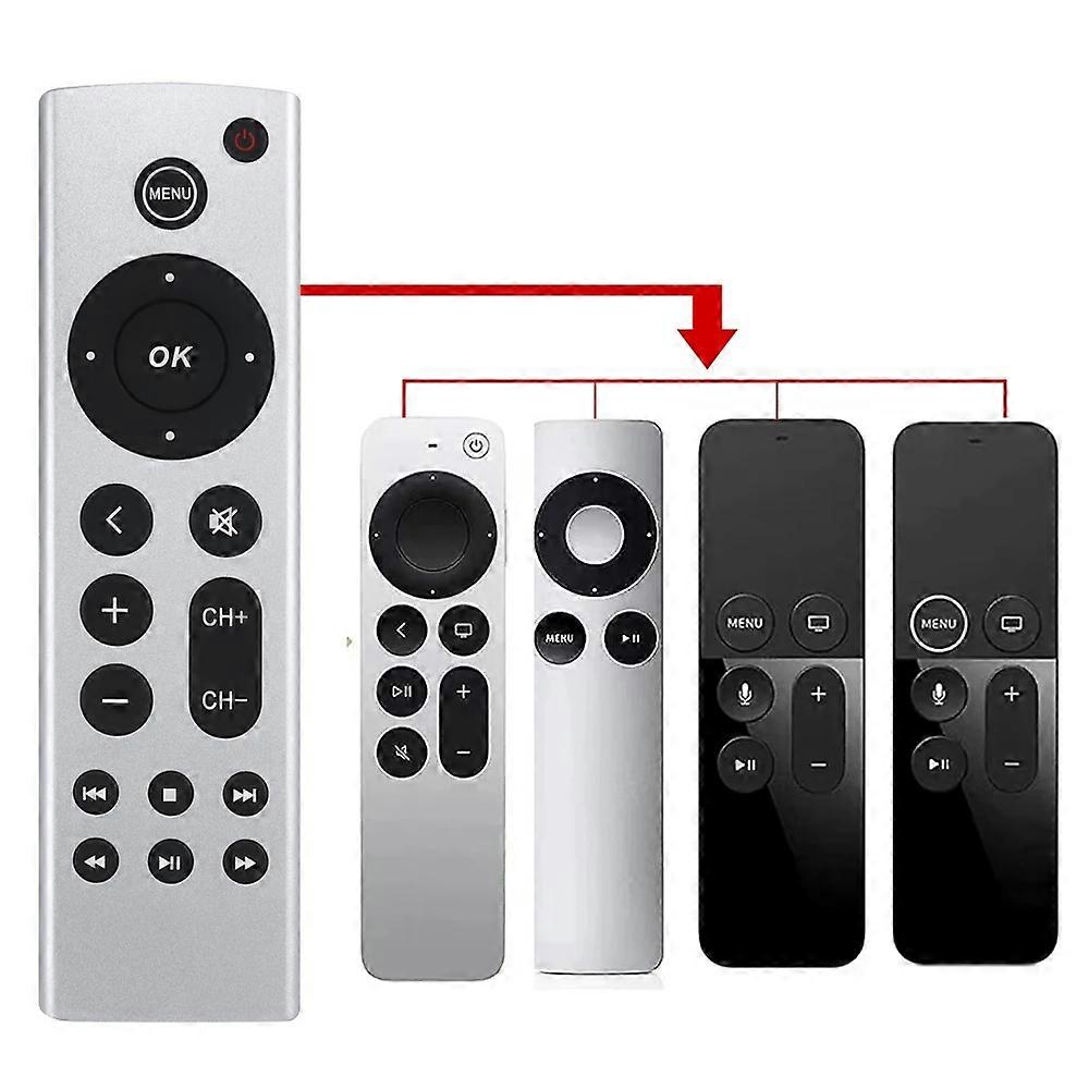 For Apple TV Remote Control 4K / HD A2169 A1842 A1625 Without Voice Ordinary Style