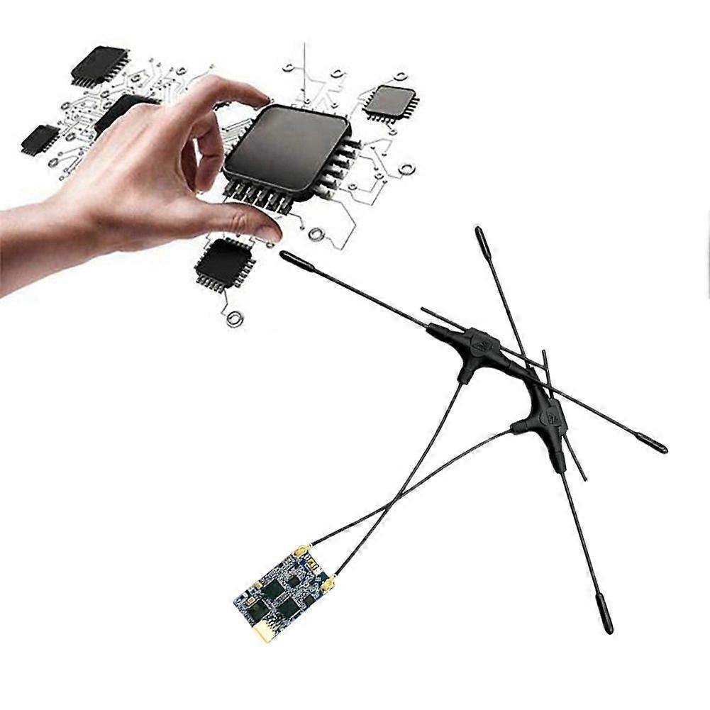 900Mhz 2.4Ghz RX Receiver ELRS RX Gemini Receiver 80MMx2