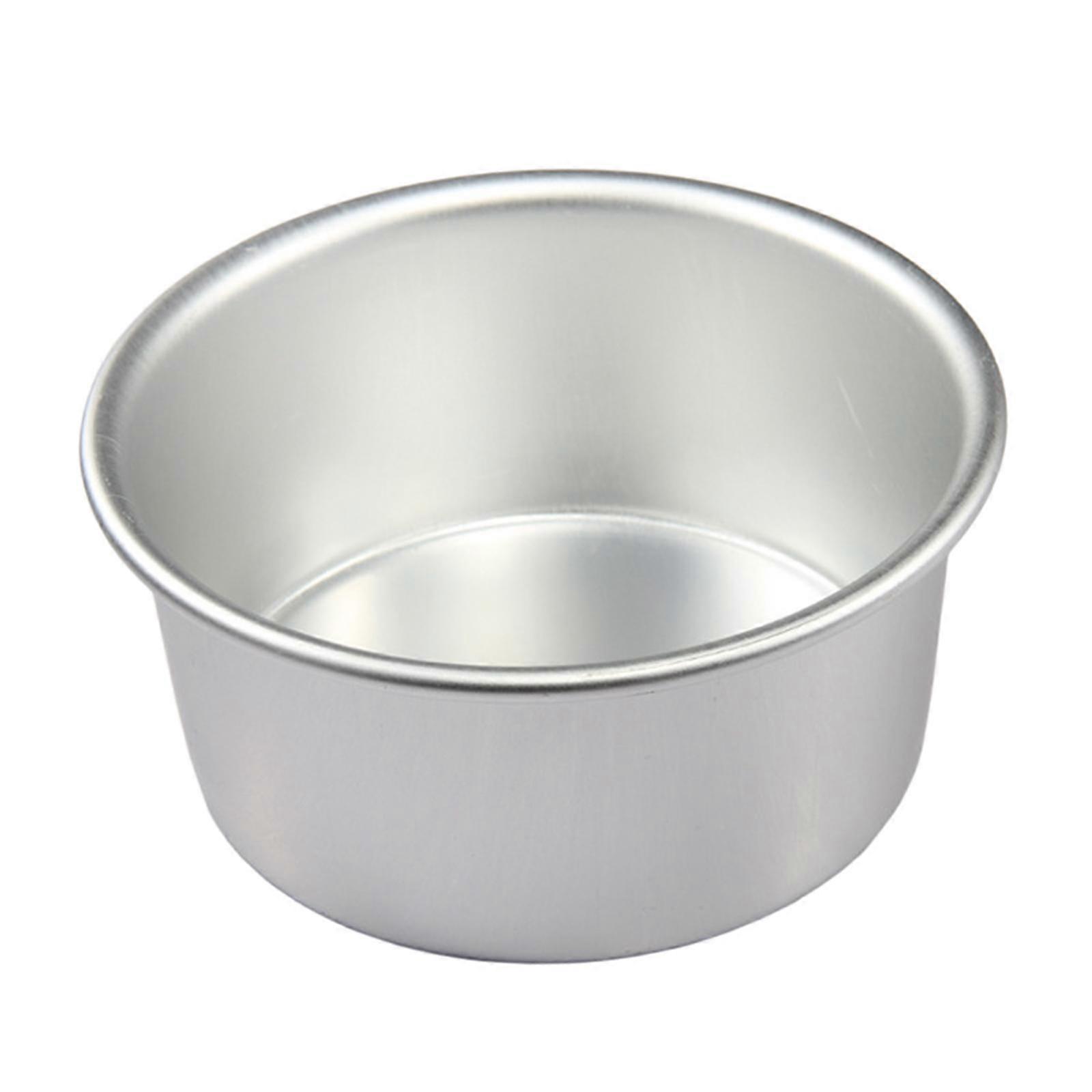 Round Cake Baking Pans, Deep Metal Cake Tins for Small Layer Cake Wedding