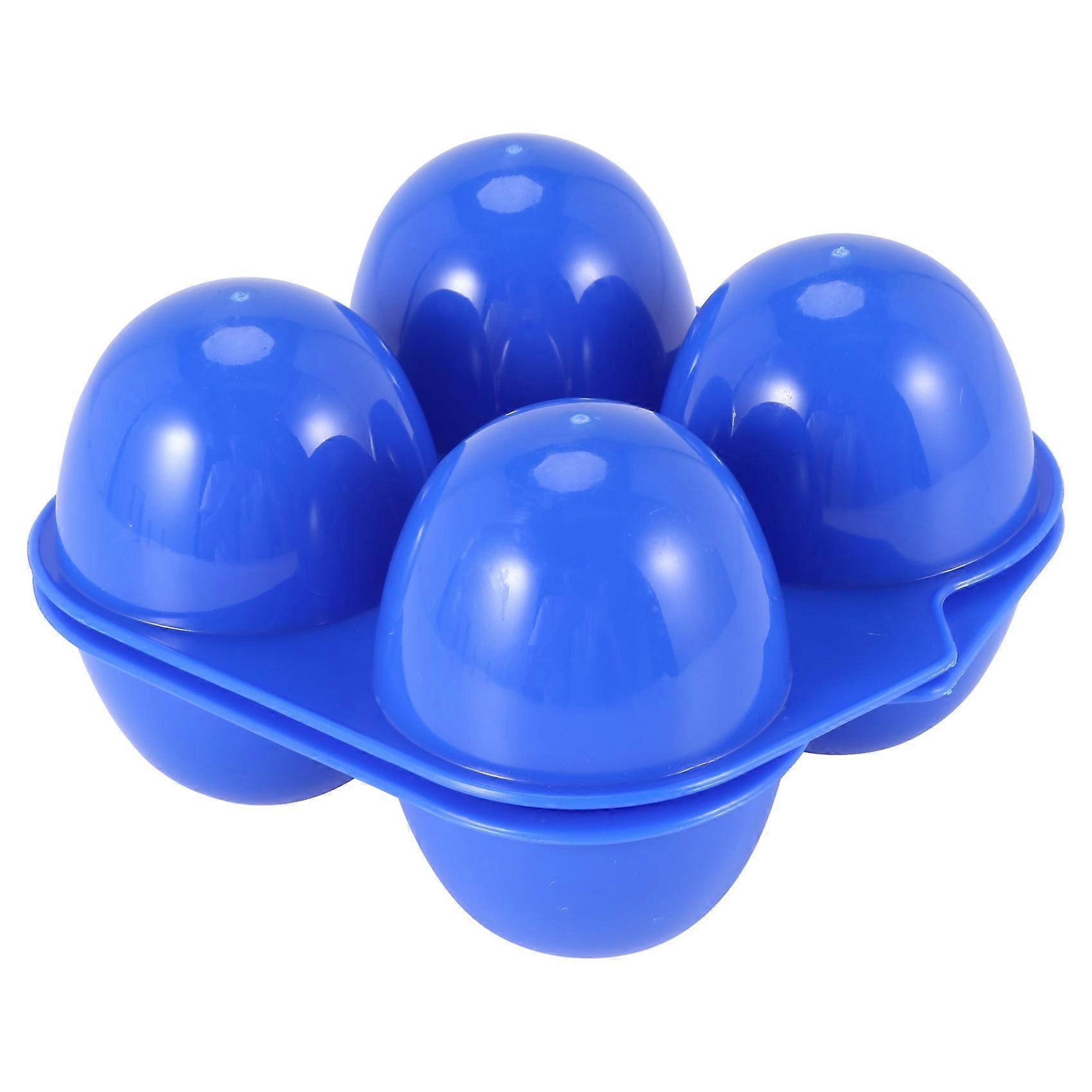 Camping Egg Box Plastic Storage Box Portable Egg Box 4 Egg Box