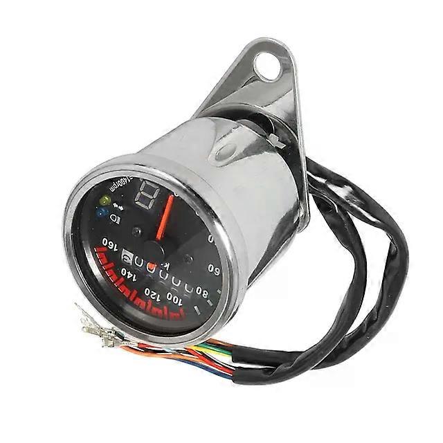 Motorcycle Speedometer Odometer LED Digital Indicator Dual Speed Meter Universal 12V For Most Motorcycle Models