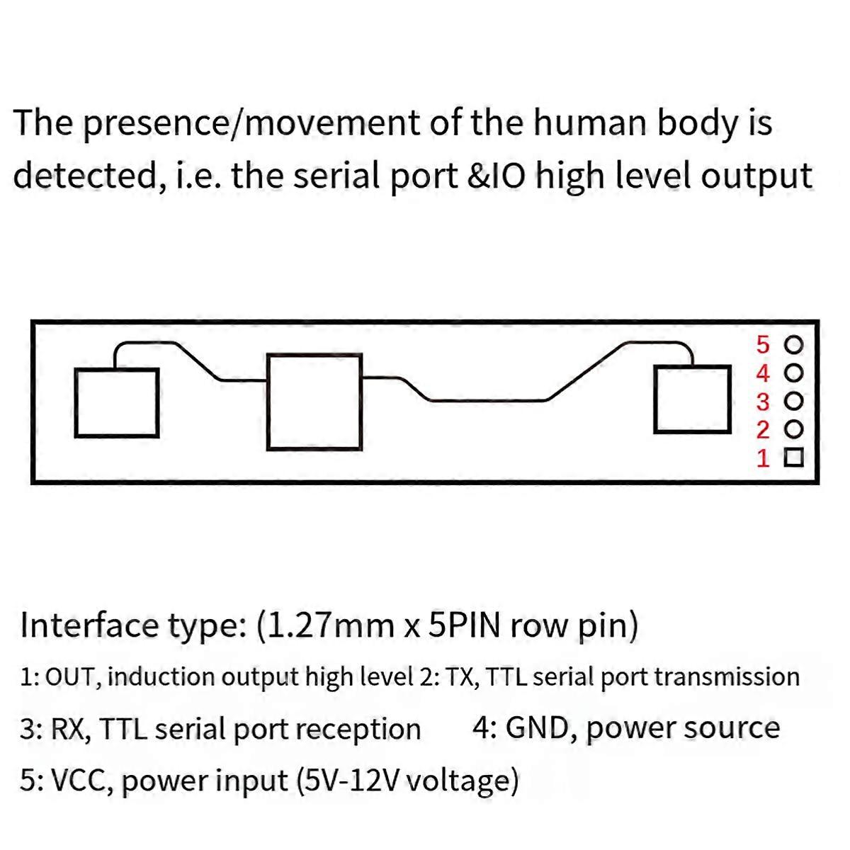 LD2410B 24GHz Radar Human Presence Sensing Module