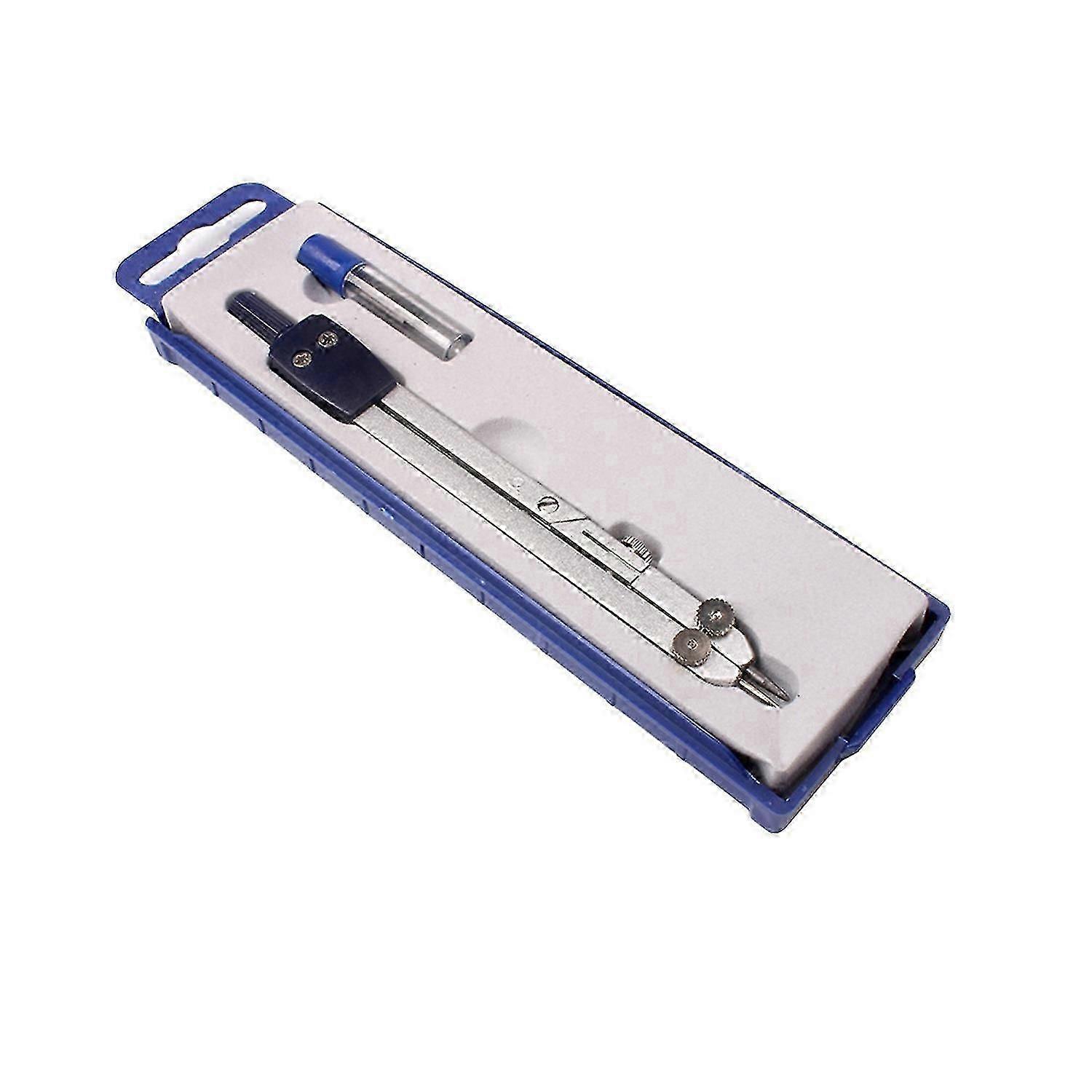 Professional Metal Drawing Compass Drafting Tools with Lead Refill for Student Math Geometry School