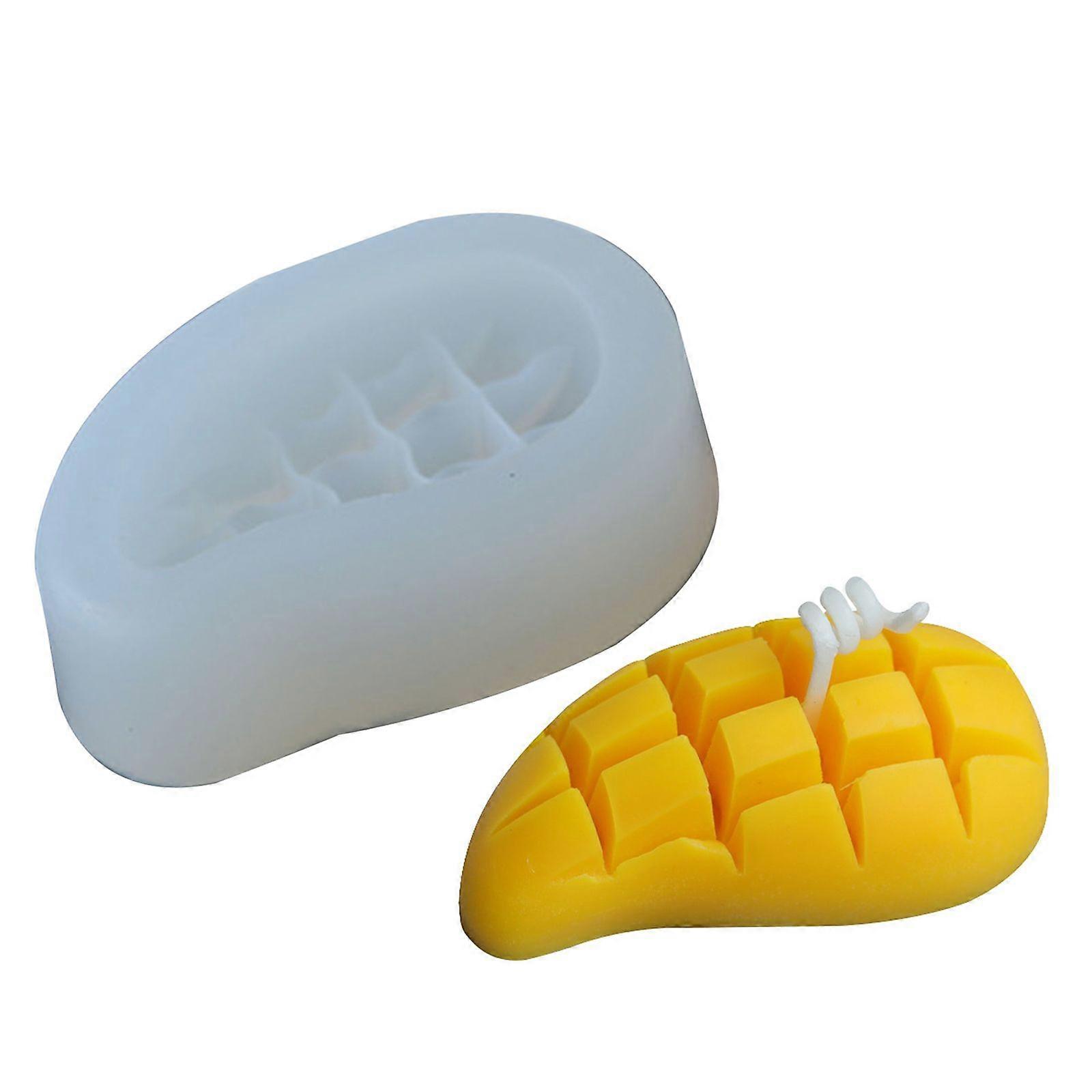 Cake Mold Silicone Mango-Shape Soap Decorating Handmade DIY Candle Crafts