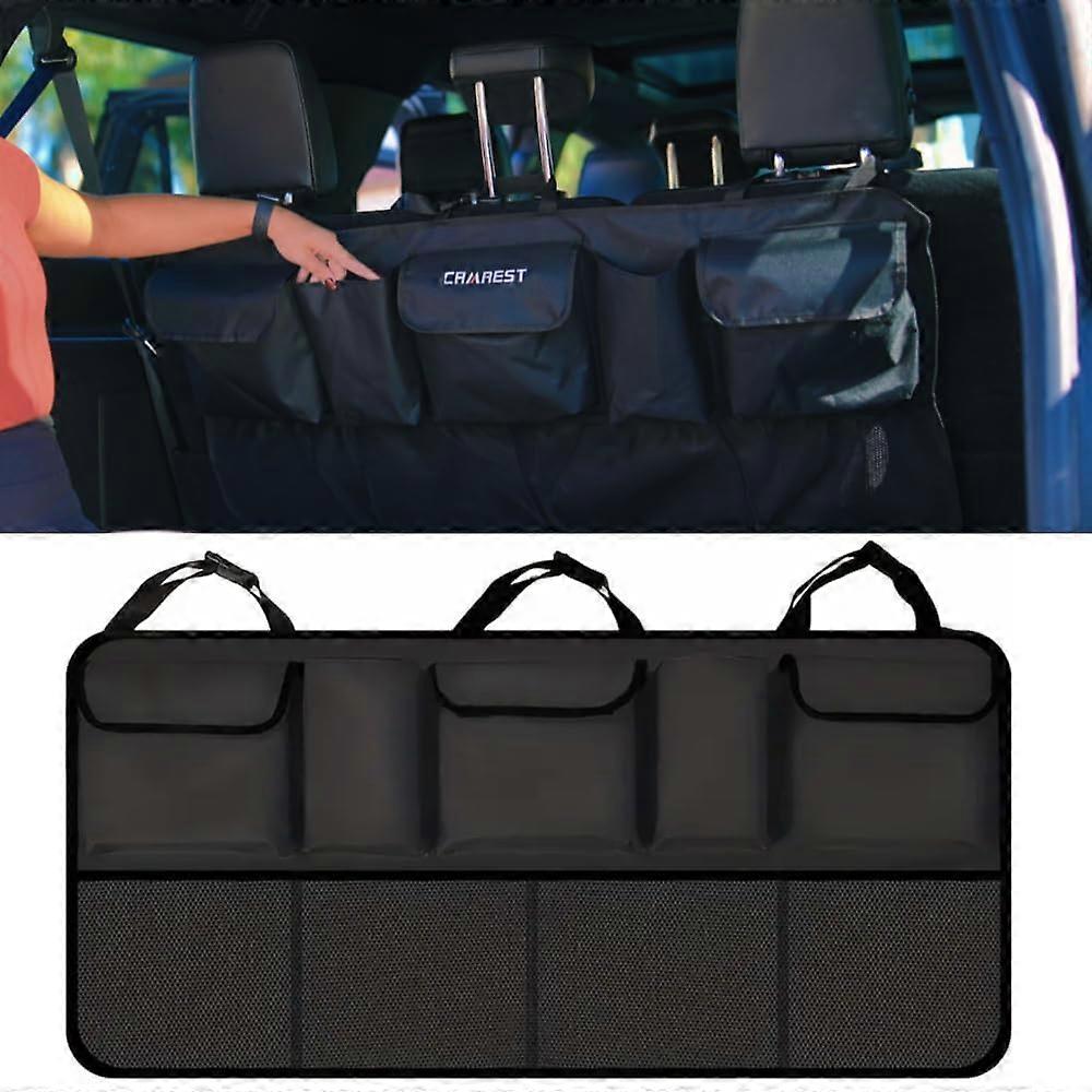 Strong Car Backseat Hanging Trunk Organizer for SUV Universal Fit Adjustable Straps Durable Construction