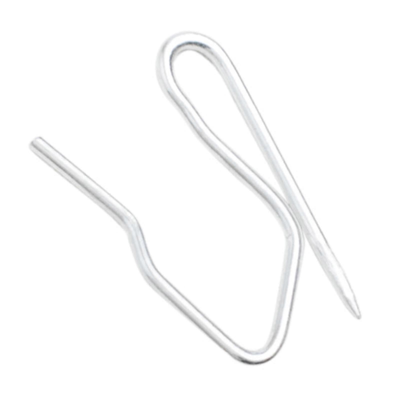 1Box Metal S Sharp Hook Curtain Tape Hook Uniwersalny wiszący haczyk do wystroju ogrodu pod dachem