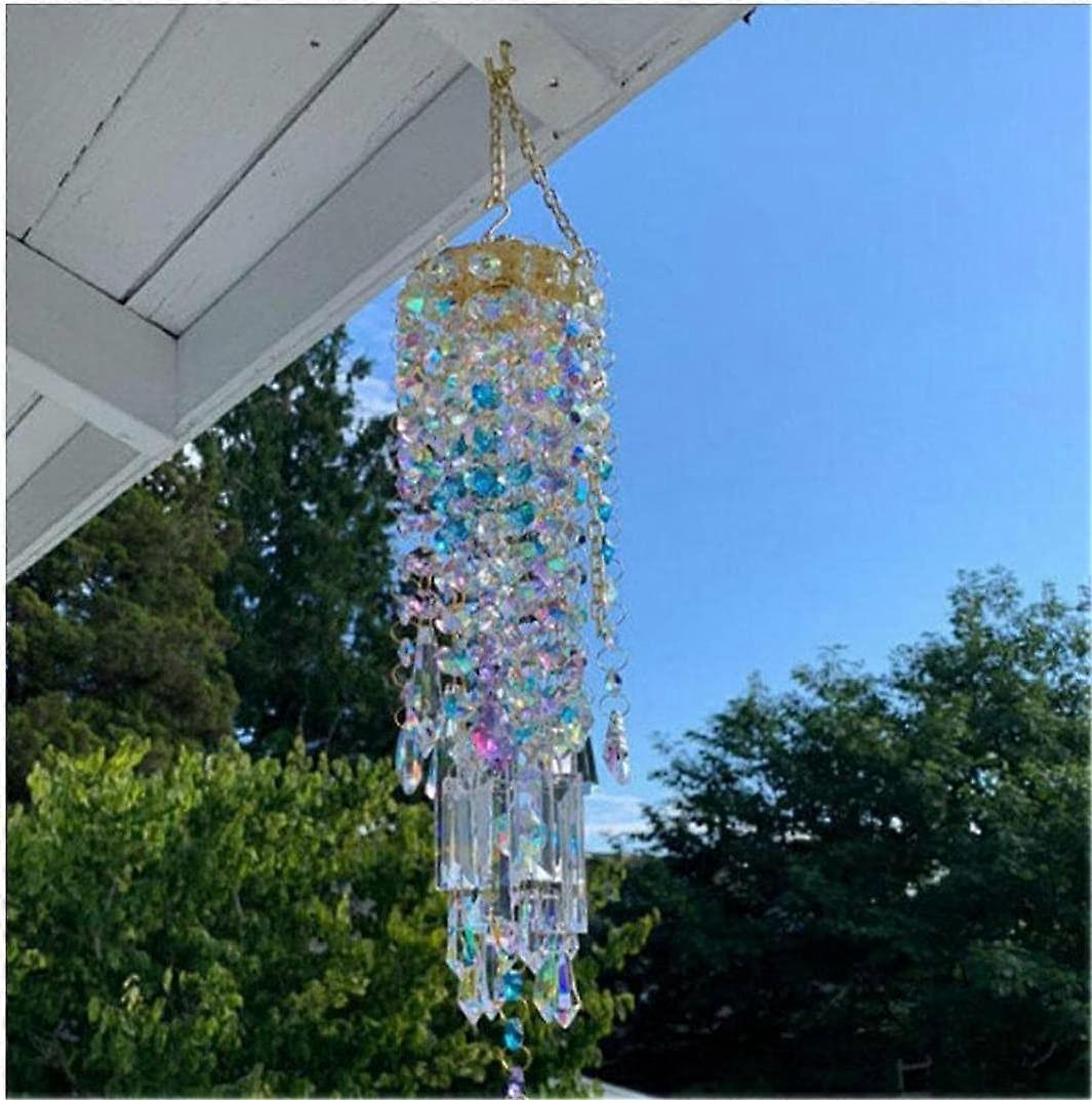 Wind Chimes for Garden, Decor Windchimes Premium Wind ChimesCrystal Wind Chimes