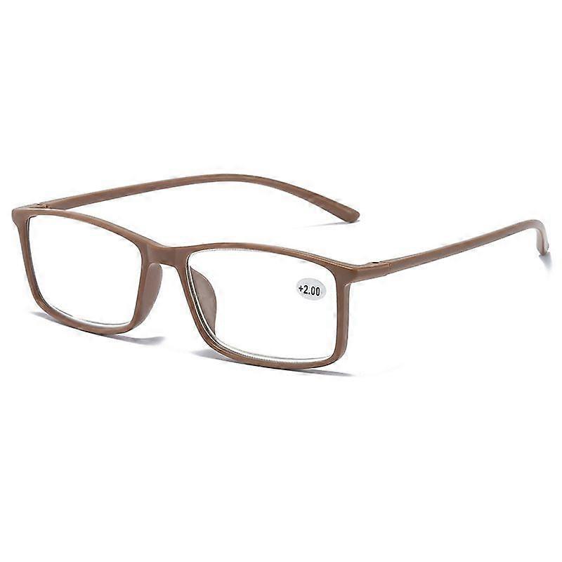 Universal for all seasons Simple square reading glasses high quality reader spring hinge men and women reading glasses