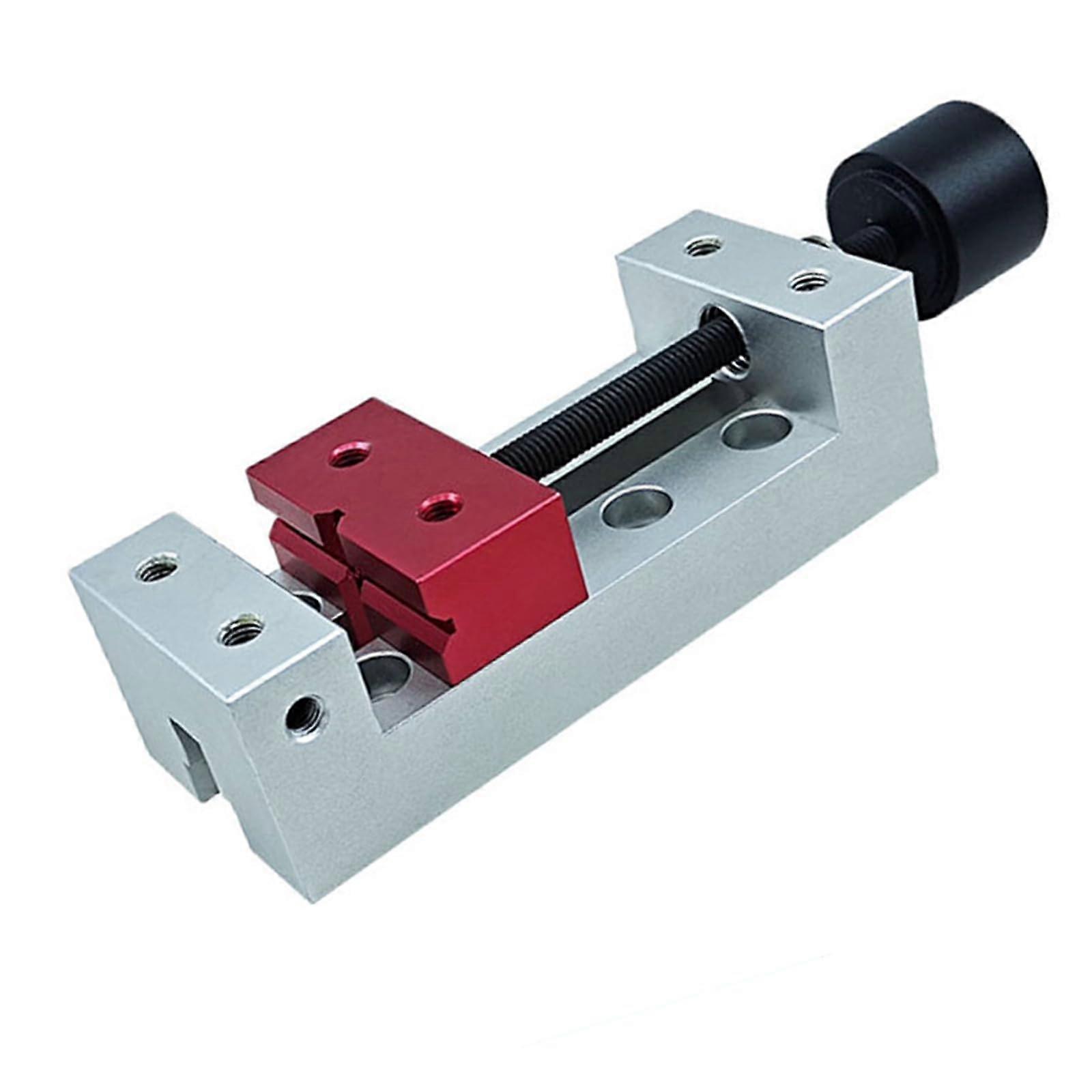 Universal Small Flat Clamp Table Jaw Vise 4-Inch Drill Press Vice for Woodworking Carving and Bench Applications