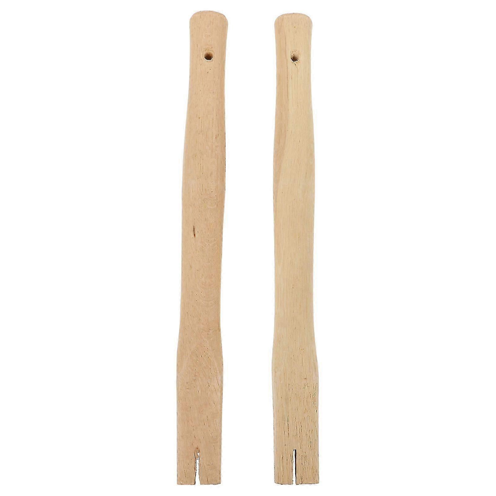 2pcs Hoe Handle Wood Hoe Handle Replacement Hoe Handle Woodworking Tool for Carpenter
