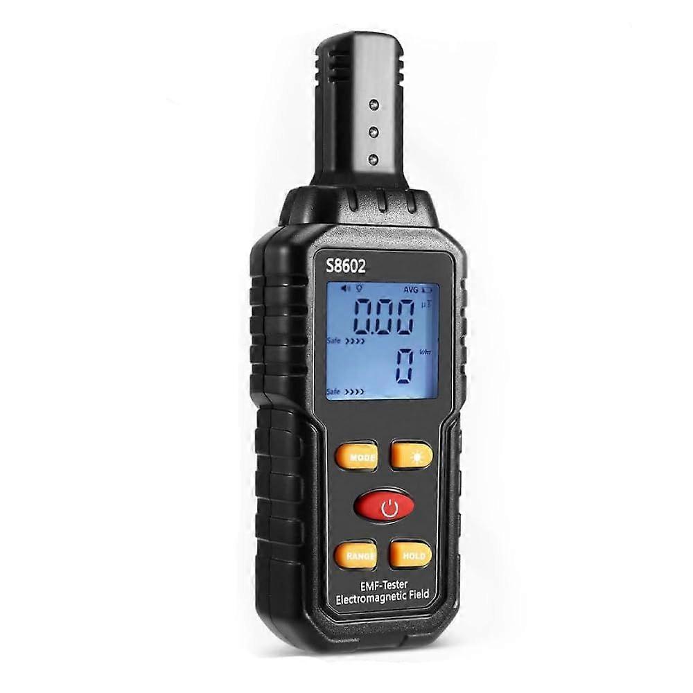 EMF-Messgerät, 3-in-1-Magnetfeldmessgerät mit automatischem Alarm und Echtzeitmessung