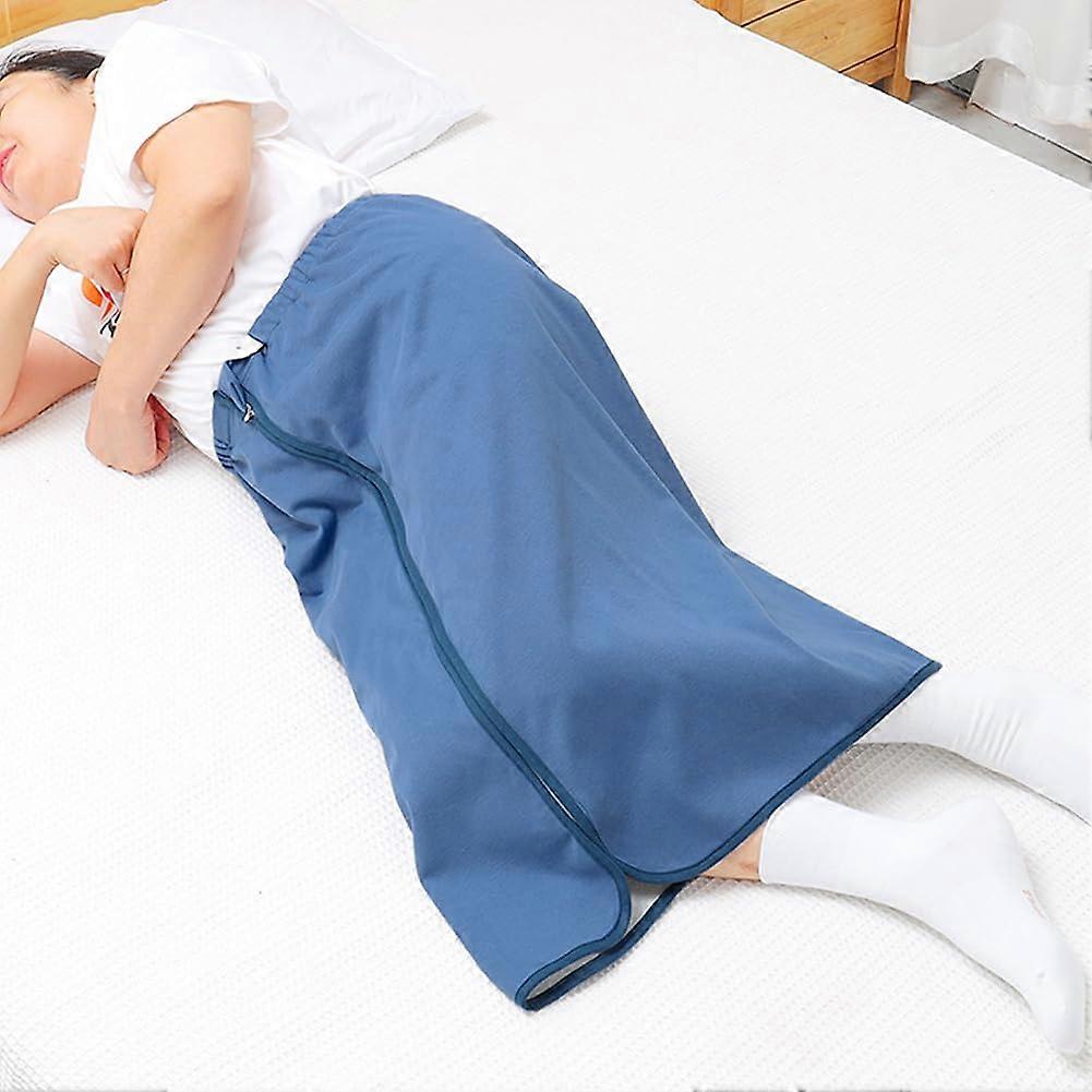 Wearable Incontinence Bed Pads for Adults, Full Coverage Open Diaper Skirt, Waterproof, Soft Material, Adjustable Size