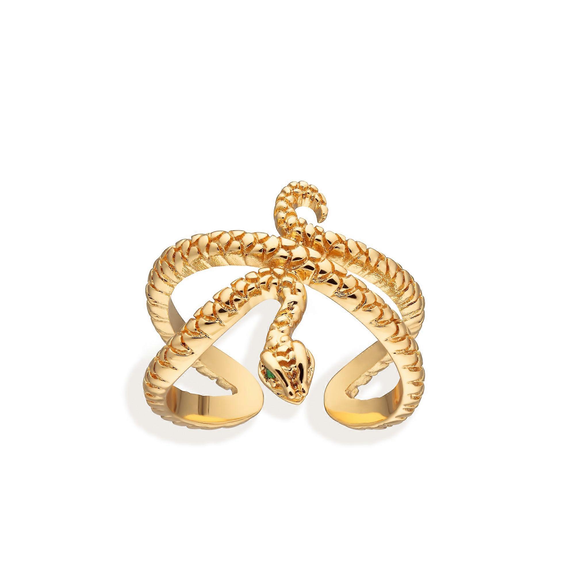 Gold Snake Toe Ring