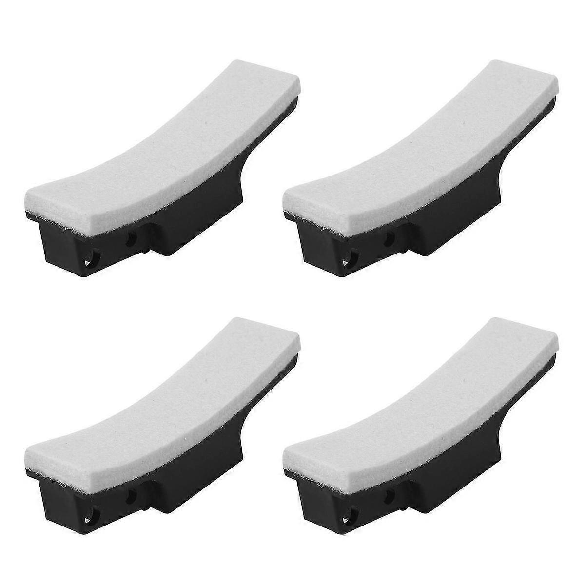 4x spinning bike brake pads replacement set with hairy pad for exercise bikes
