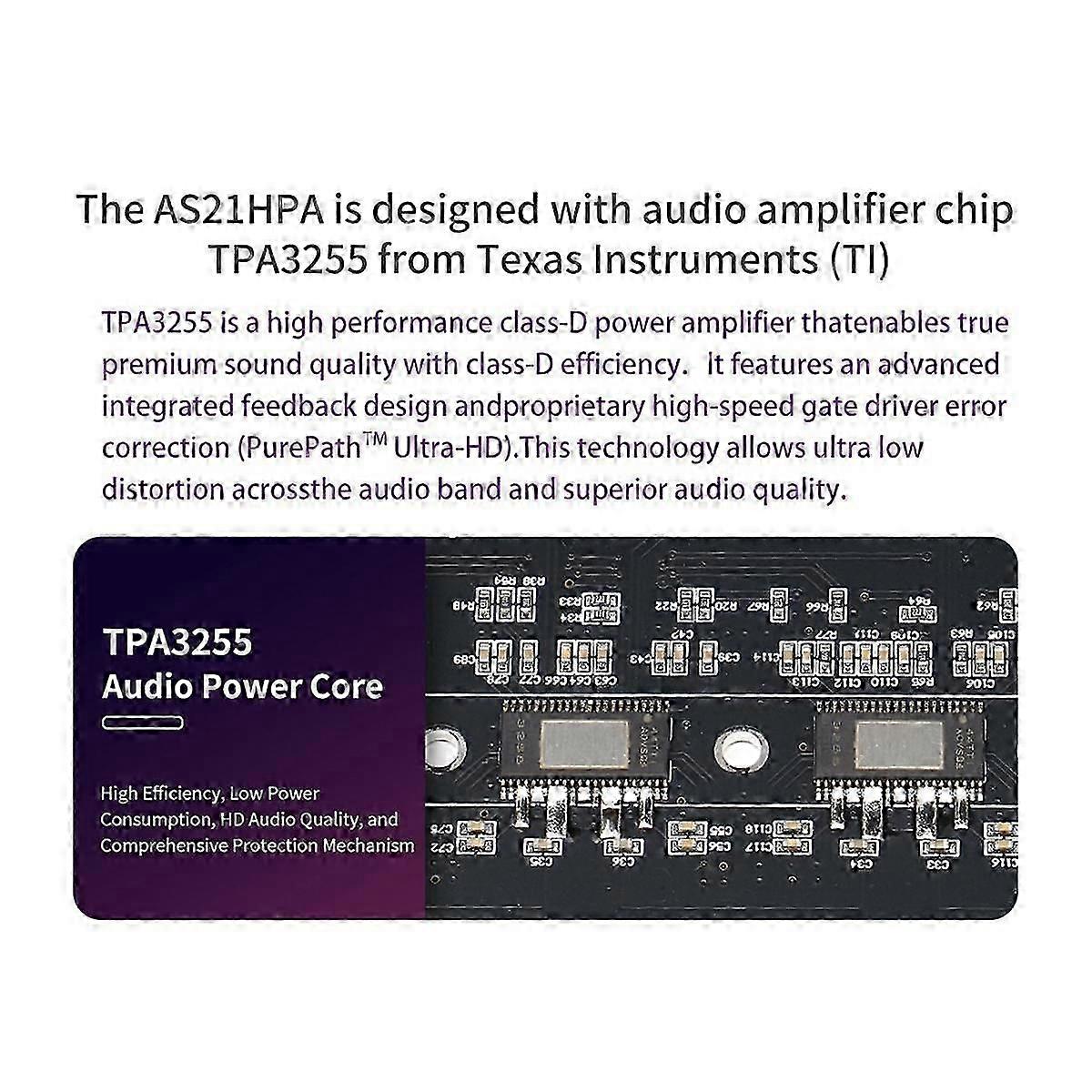 Audio AS21HPA HIFI Class 300W X 2+600W Stereo TPA3116 Bluetooth Digital Amplifier Board Module A
