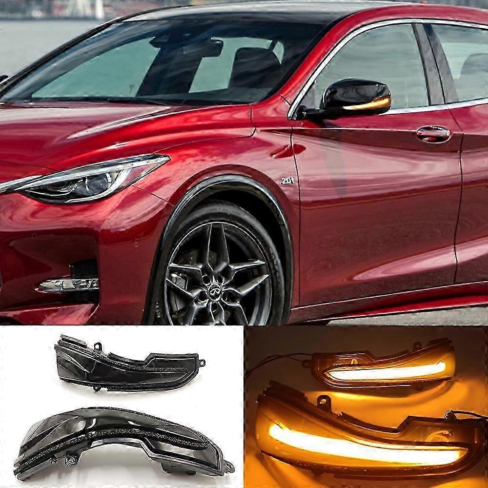 Suitable for Infiniti Q30 Q50 Q60 Q70 Qx50 Qx60 Qx70 Rearview Mirror Flow Signal