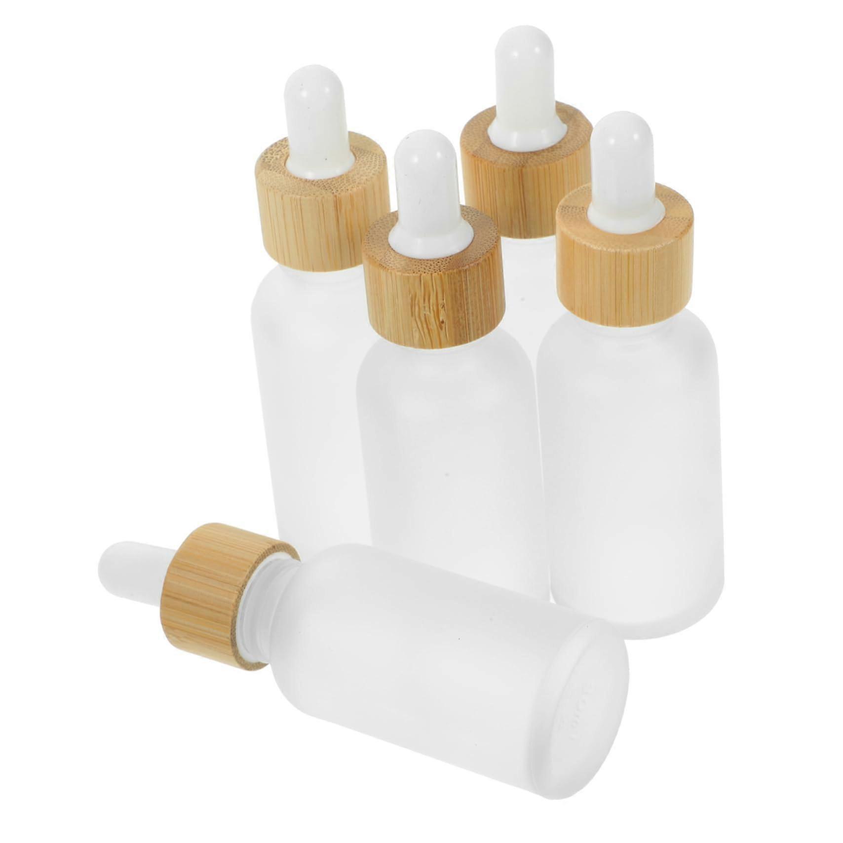 5 Pack Essential Oil Dropper Bottles Small Travel Bottles with Leakproof Lid Pipette for Aromatherapy