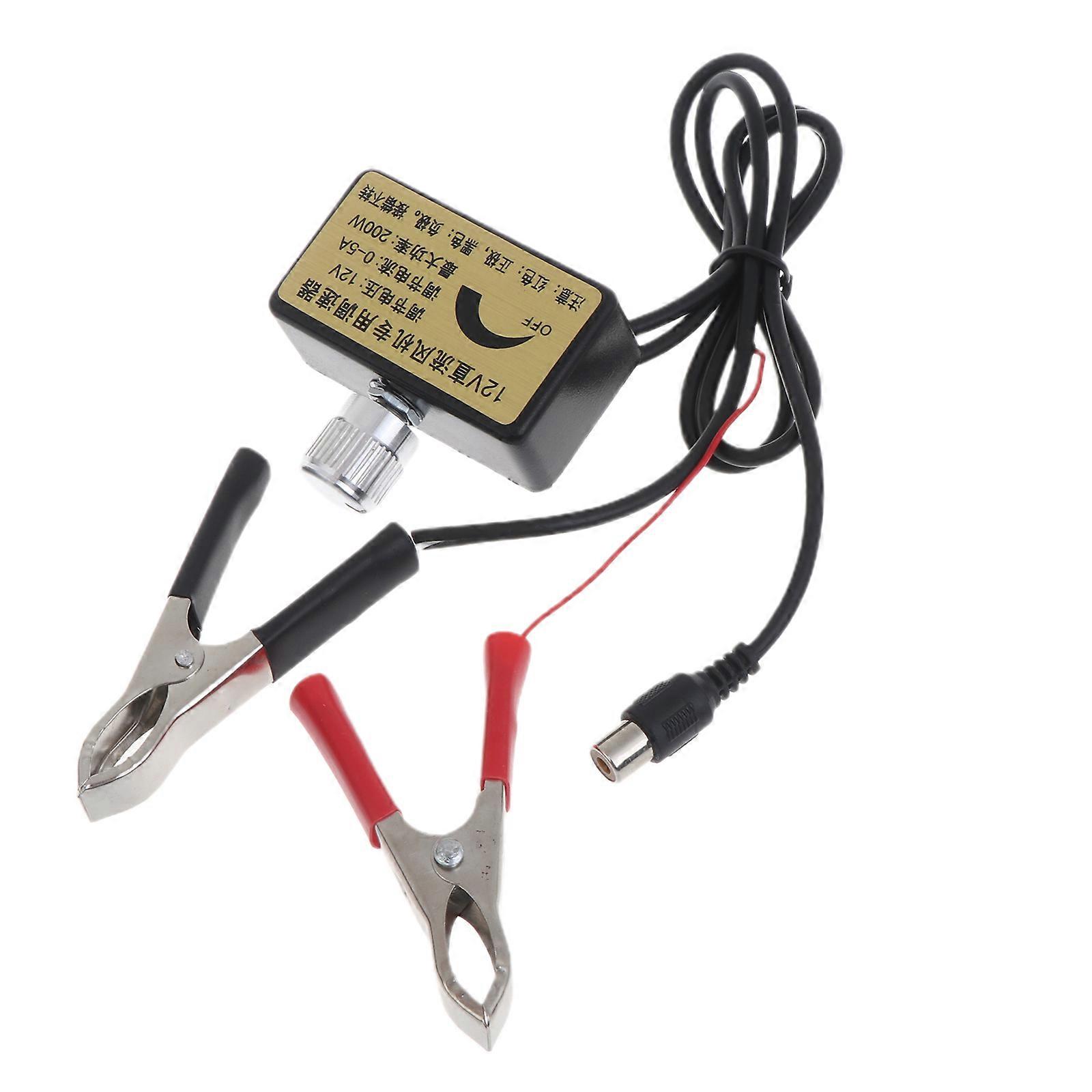 12V 5A Brightness or Speed Control Cable with ON OFF Switch for 12V Fan Motor LED Strip Light water pump 98cm Multicolor