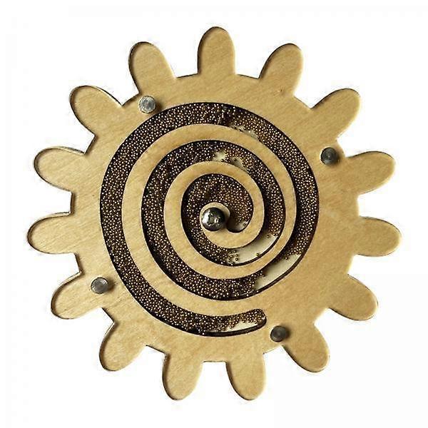 5x Gears Puzzle Learning Toy for Nursery, Gold