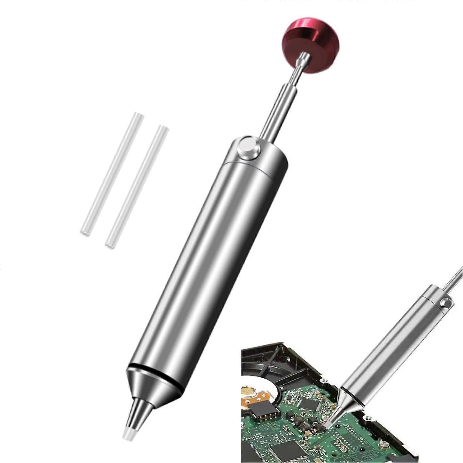 Soldering Suction Cup Tool, Desoldering Pump with High Temperature Resistant Nozzle