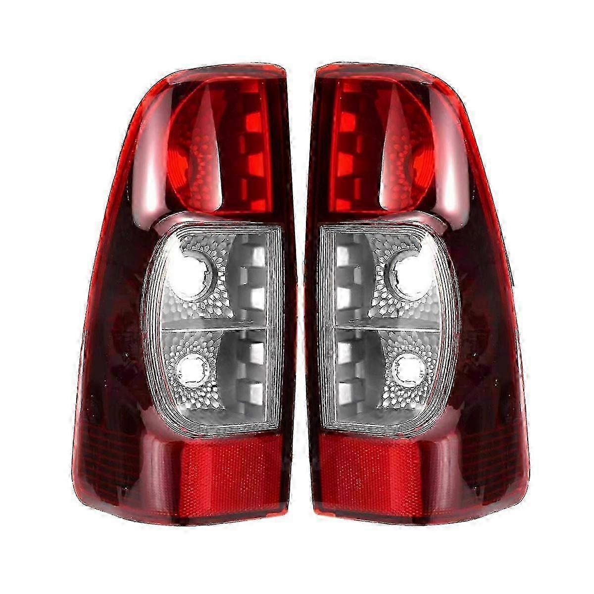 2Pcs Rear Tail Light Brake Lamp Assembly for Suitable for Rodeo DMax Pickup Models 2007-2010 Without Bulb Included