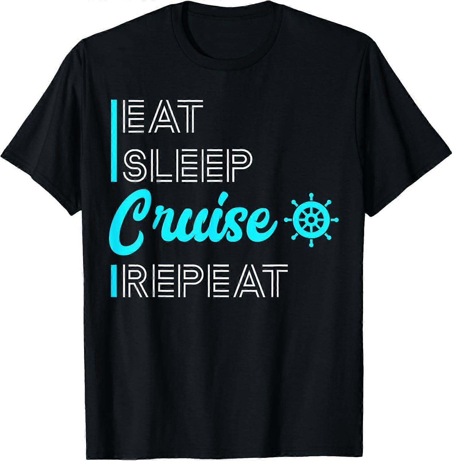 Tričko Eat Sleep Cruise Repeat TX0525