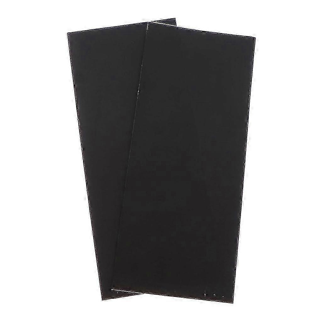 2pcs impermeabile autoadesivo piumino riparazione patch nero