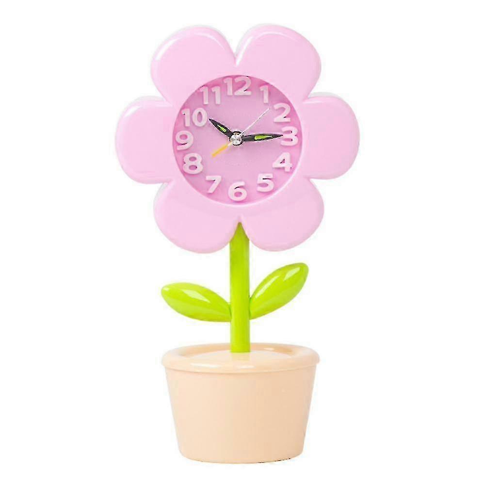 Blume Wecker für Schlafzimmer, Student Schreibtisch Dekor, Home Desktop Uhr