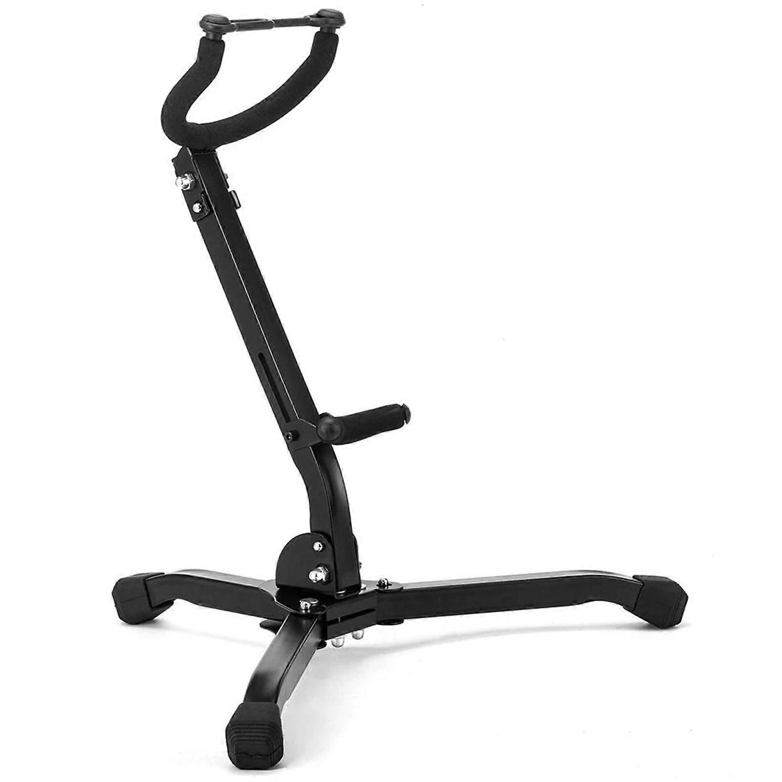 Alto Saxophone Holder Adjustable Floor Bracket for Alto and Tenor Saxophones Black Wind Instrument Stand Accessories