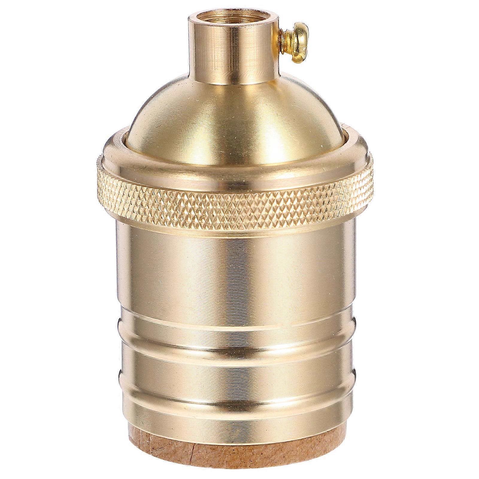 Lamp Fitting Retro Lamp Holder Copper 6.00X3.40X3.40CM Secure Connection Diy Projects Adults 1Pack