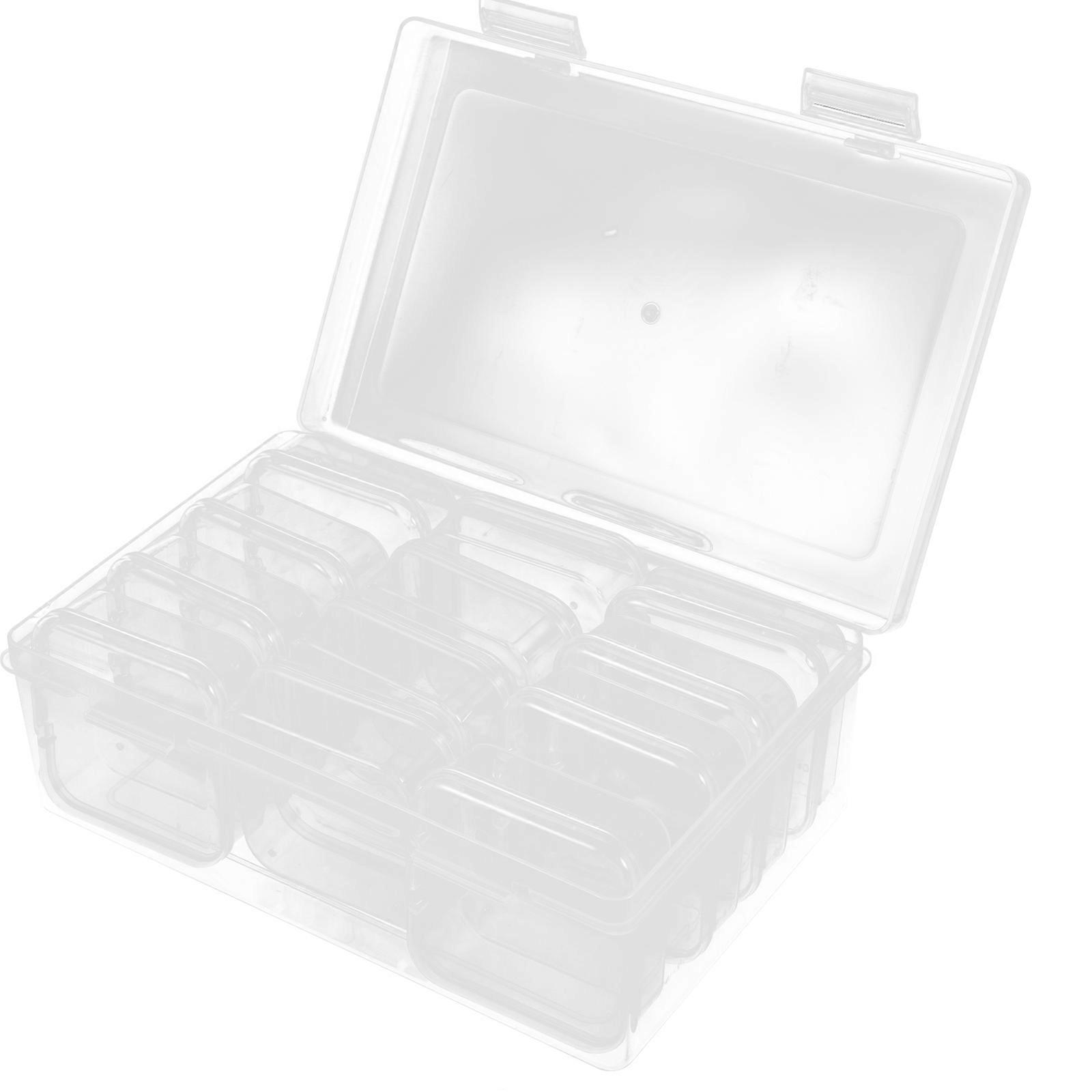 Craft Storage Containers Mini Bead Organizer Box Multi-Compartment Design For Beads Crystal Painting 12Pcs