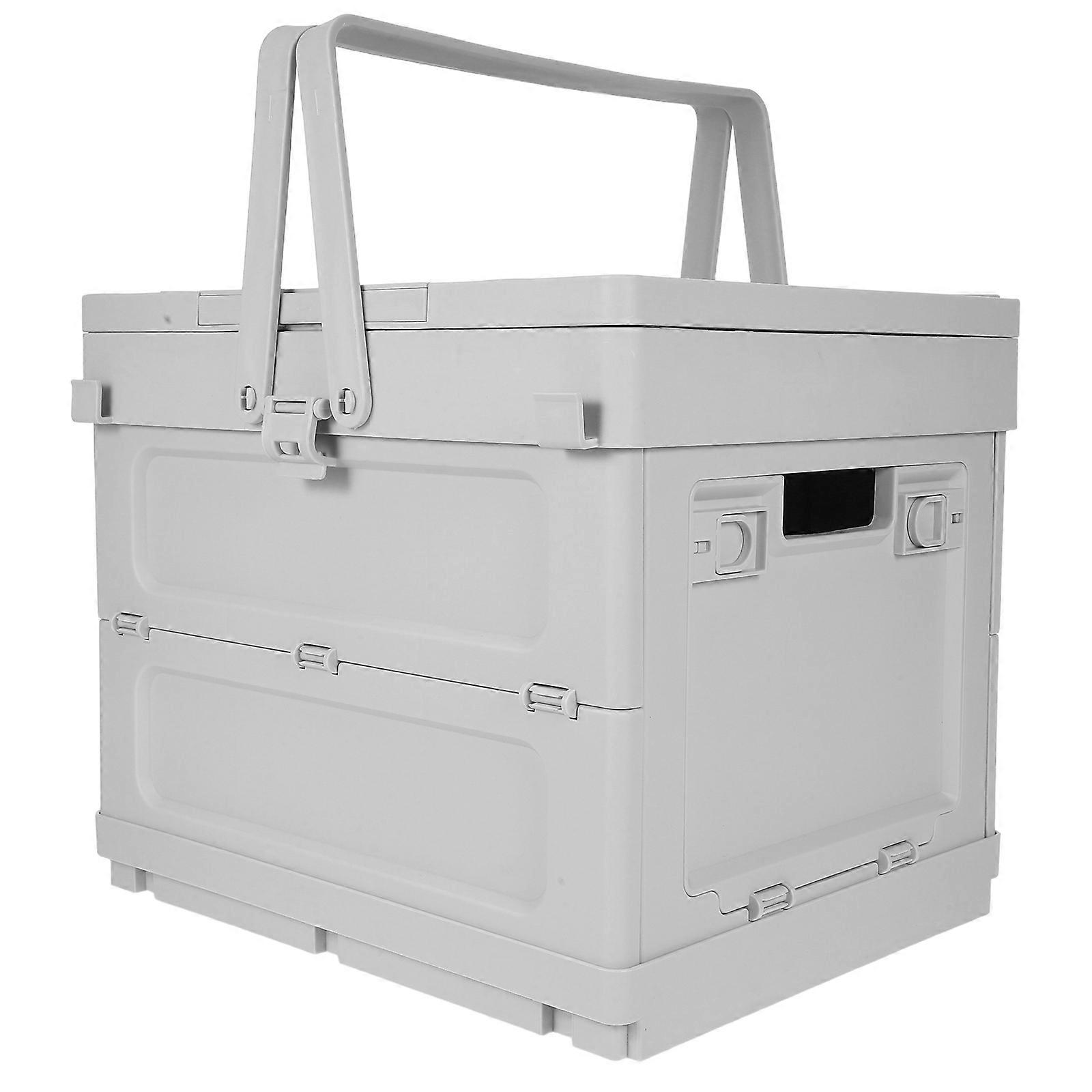 Portable Car Trunk Storage Organizer with Folding Desk Design for Camping and Outdoor Activities