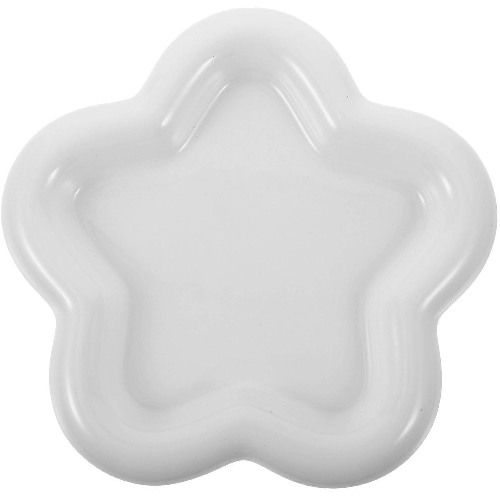 Small Flower Dish Ceramic Plate Serving Plate Dresser 15X15X1.8CM 1Pack