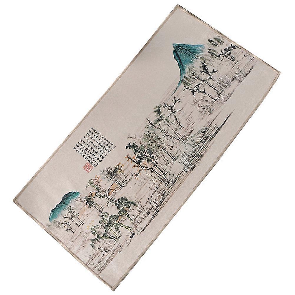 Vintage Towel Kitchen Tea Towel Absorbent Cleaning Cloth Home Use Multi 36.00X18.00X0.50CM 1Pcs