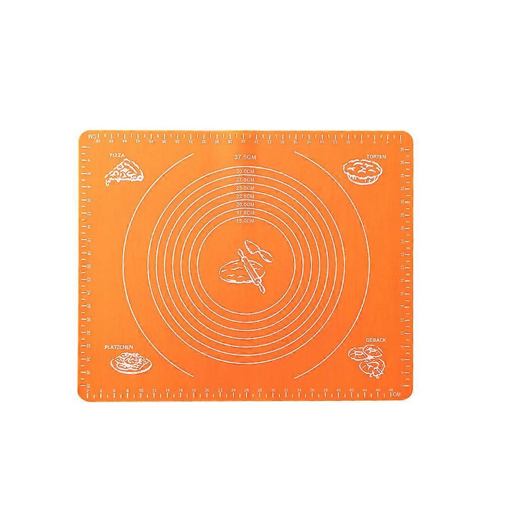 Non Stick Pastry Mat with Measurement Guide for Home Bakers Rectangular Food Grade Silicone 50X40X0.1CM 1Pack