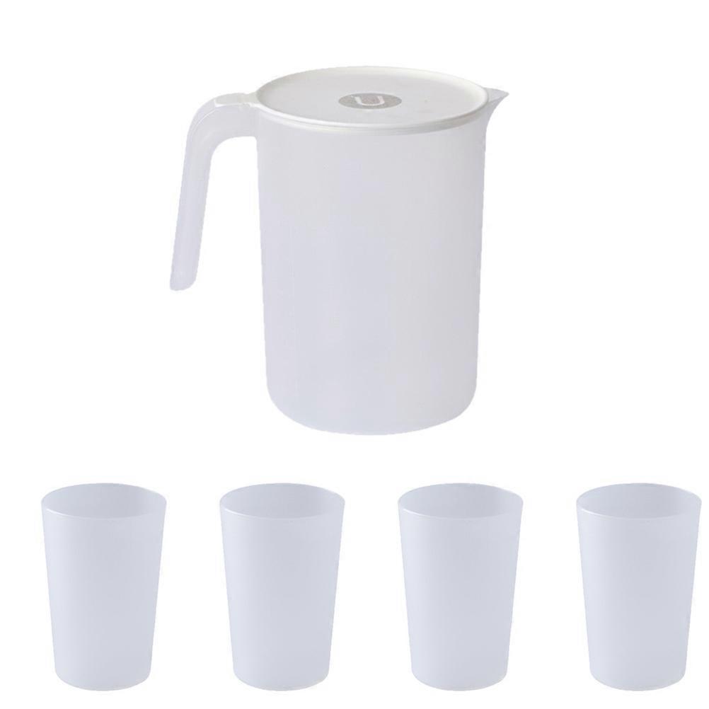 Water Kettle Bottle Cold Water Kettle Set Family Gathering Anti-Scratch Filling Beverages 1Set