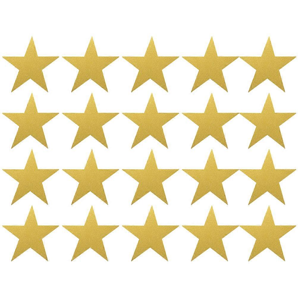 Hand Cutouts Paper Pentagram Graffiti Paper Classroom Decorations Children 15.00X15.00X0.10CM DIY 20Pack