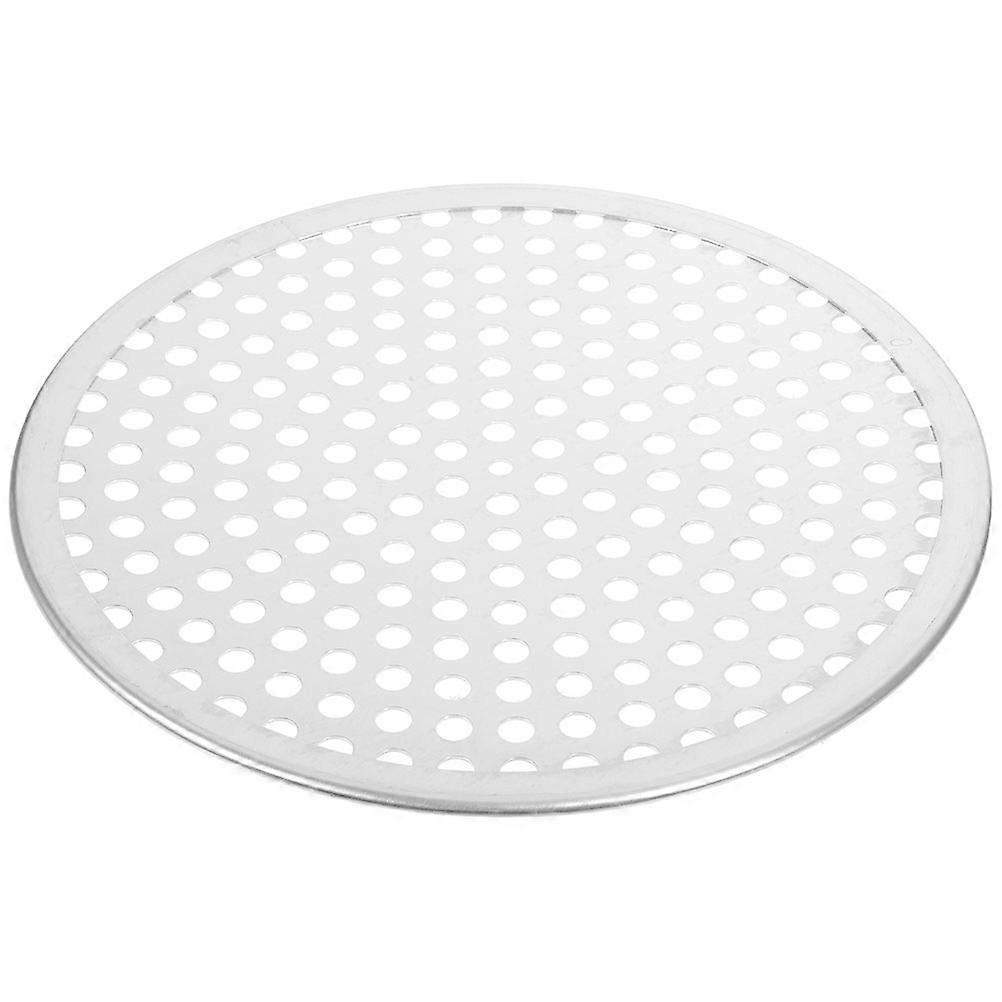 Aluminum Pizza Pan With Holes Aluminium Alloy Baking Pan Heat Distribution Home Baking 1Pcs