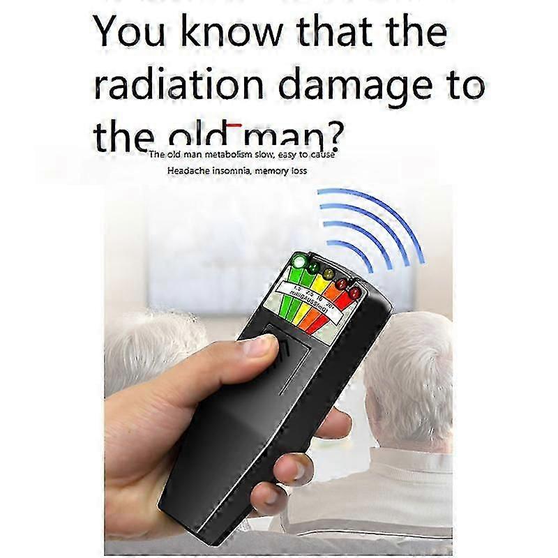 Digital Electromagnetic Field Radiation Tester K2 Handheld 5 LED Gauss EMF Meter for Personal