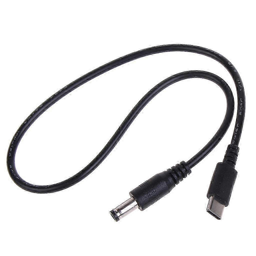 USB-C to DC 5.5x2.5mm Power Cable 9V 12V 15V 20V for LCD Monitors & LED Lights