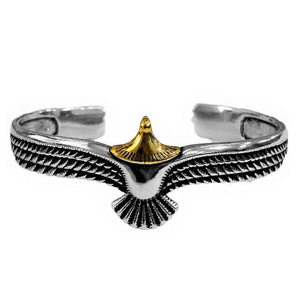 Men Cuff Bracelet Vintage Open Cuff Wrap Bangle Daily Wear 5.8x2.3cm Alloy Wearable 1Pack