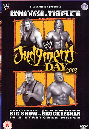 WWE Judgement Day - 2003 DVD (2003) Triple H cert 15 - Region 2