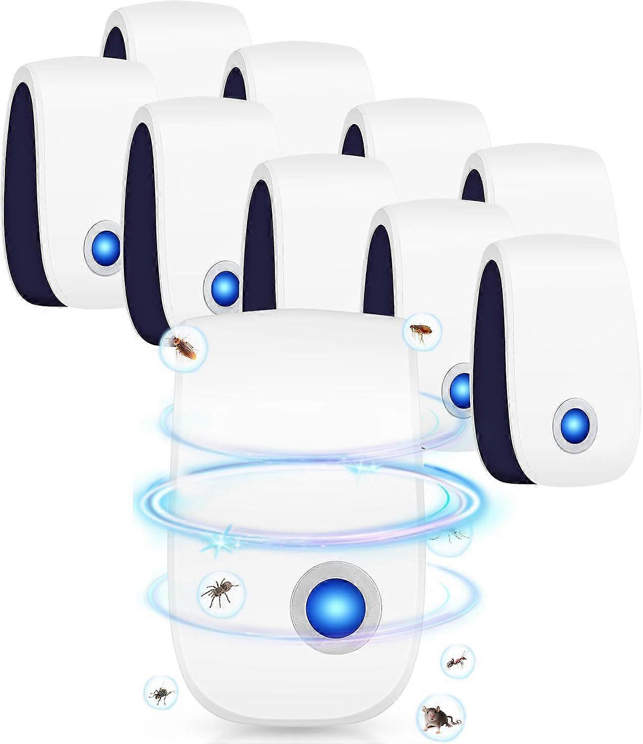 2025 Latest Model 10 Pack Pest Repellent Ultrasonic Plug in, Electronic Mouse