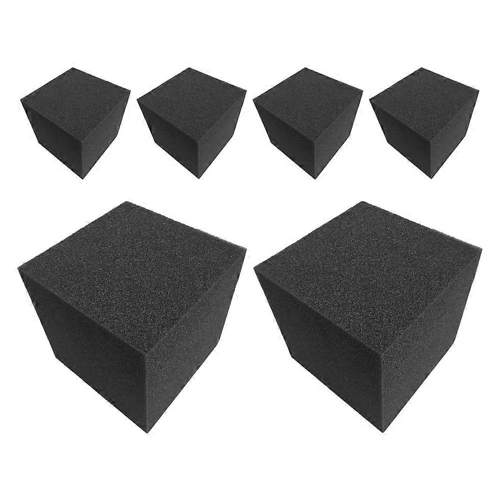 Sound Absorbing Cube Sound Proof Panel Black 7.9×7.9×7.9in 6Pcs