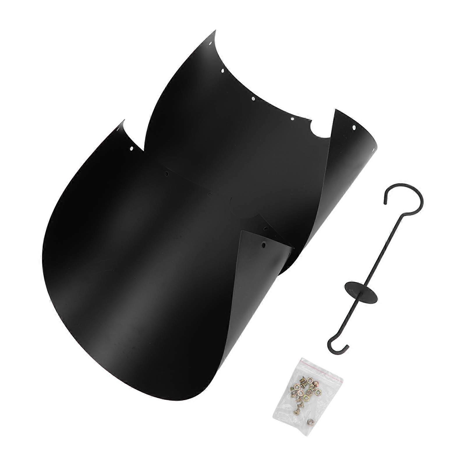 Squirrel Flapper Professional PVC Prevents Stealing Squirrel Baffle for Bird Feeder Black