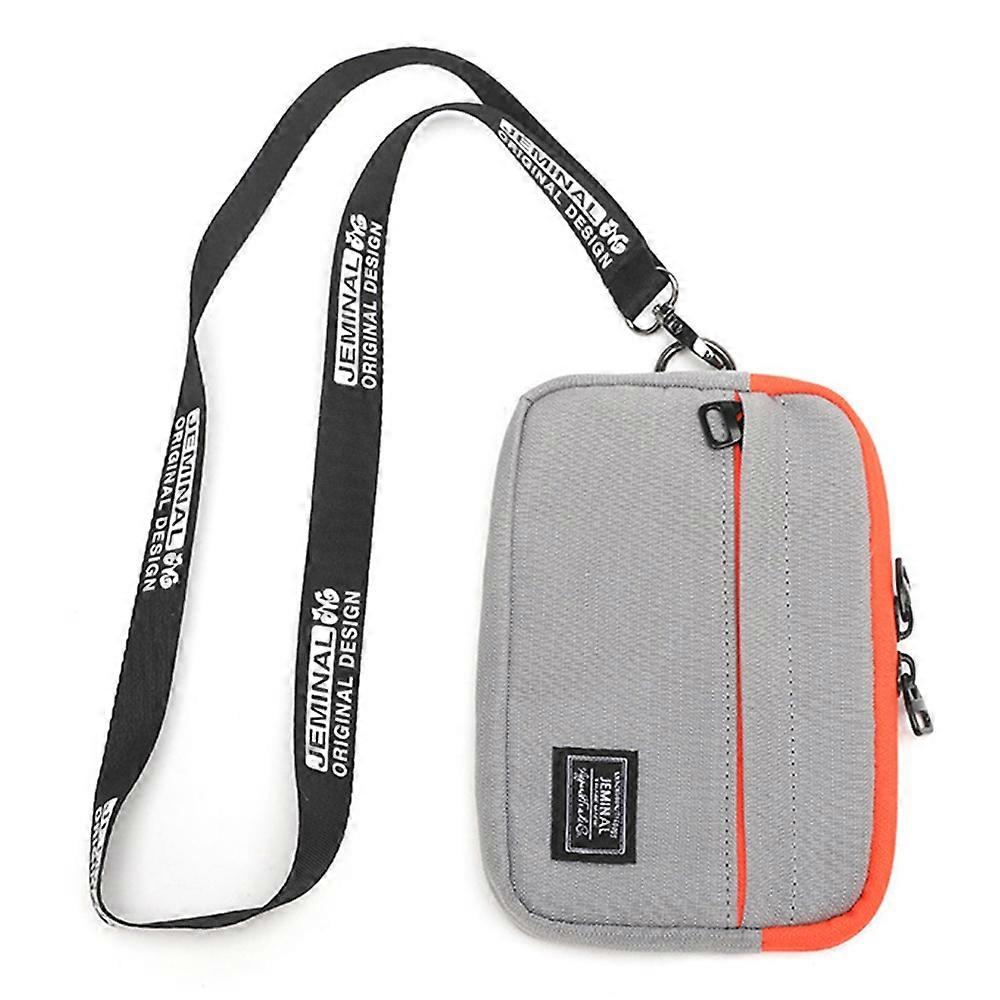 JEMINAL 2327# Multi-Function Phone Bag ID Card Holder Coin Purse Key Organizer with Lanyard