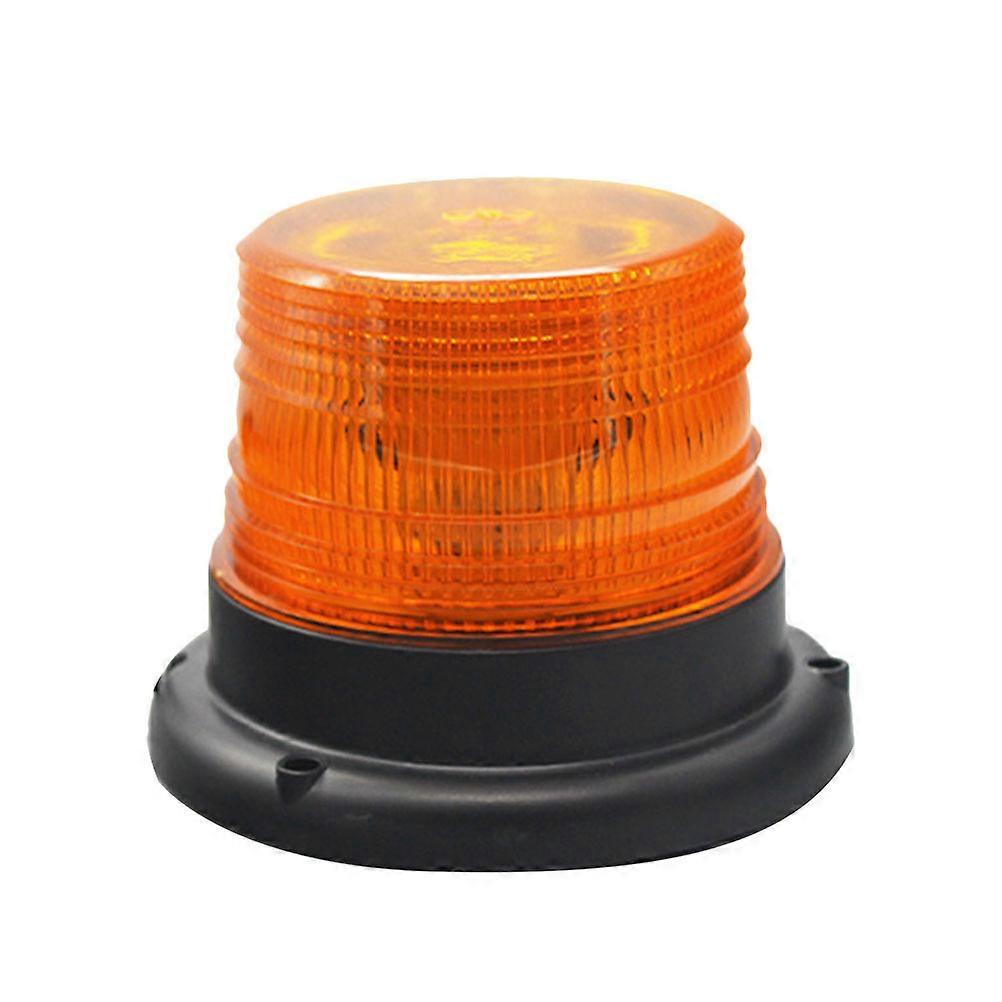Magnetic Caution Light Square Traffic Warning for Forklift Rainy Days 13x13cm PC Material 2Pcs