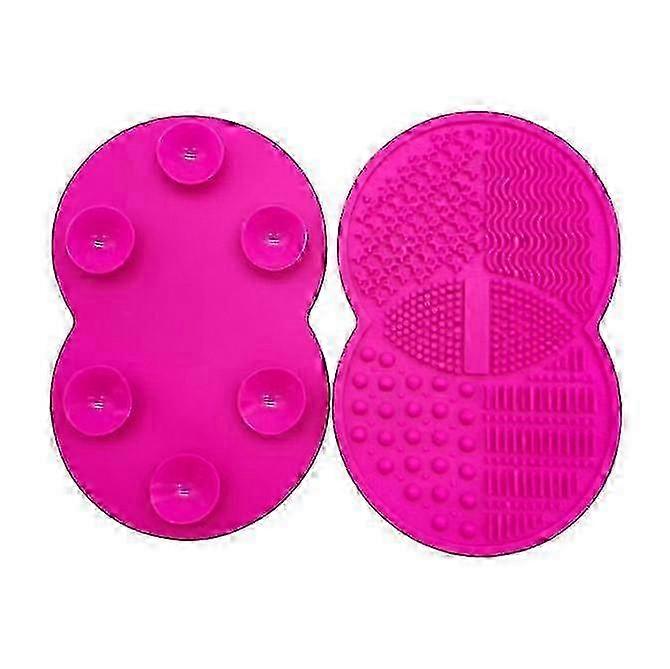 Silicone Makeup Brush Cleaning Mat with Suction Cups for Easy Use