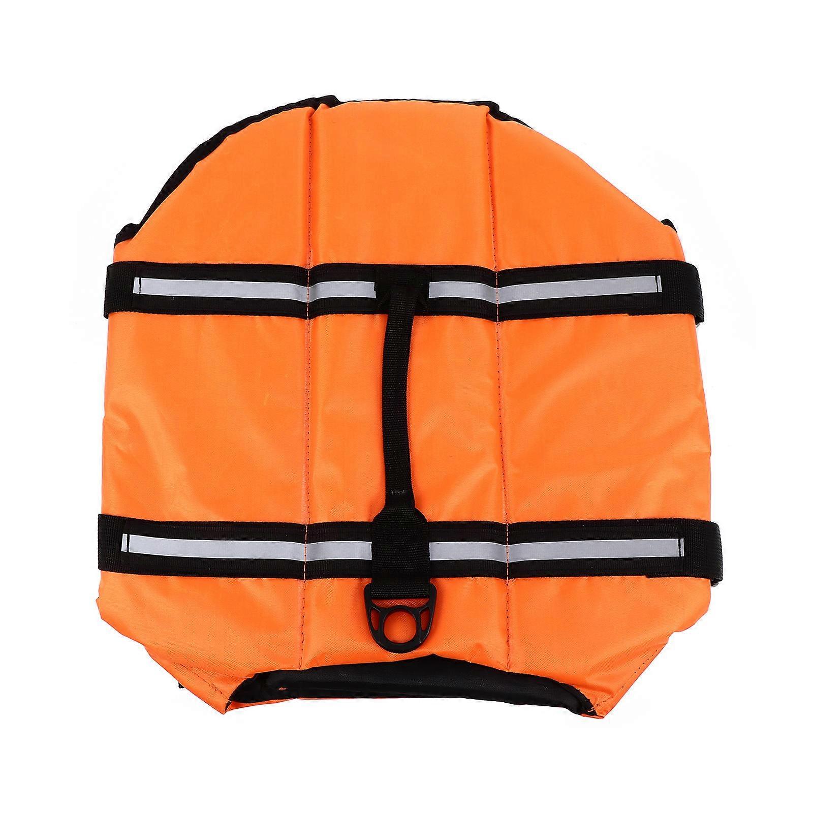 Dog Swim Thin Vest for Pool Flotation Gear Orange S 1Pcs